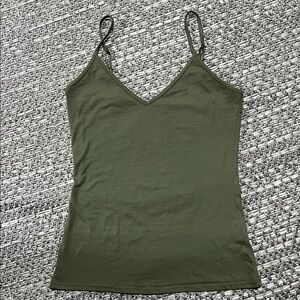 Old Navy | First Layer Green Tank Top with V-neck